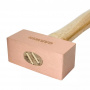 GARWIN PRO Молоток медный с деревянной рукояткой, 1500 г