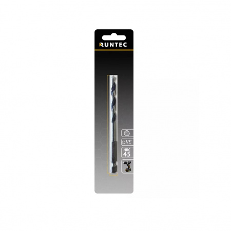 RUNTEC Сверло по дереву HRC45 5 x 105 мм 1/4" HEX - E (6.35 мм)