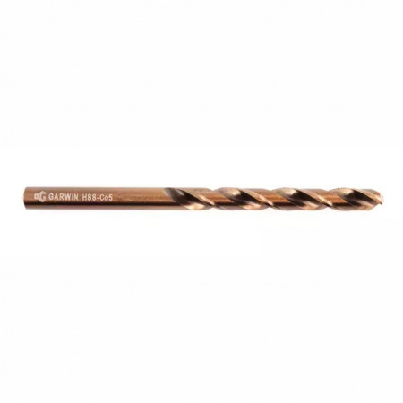 GARWIN INDUSTRIAL Сверло спиральное по металлу 1,7 мм, DIN 338, HSS-Co5, 5xD, 135°, HA, тип UNI