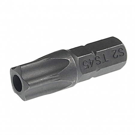 JTC Бита TORX TS45Hх25 мм 1/4" 5-ти гранная с отверстием 