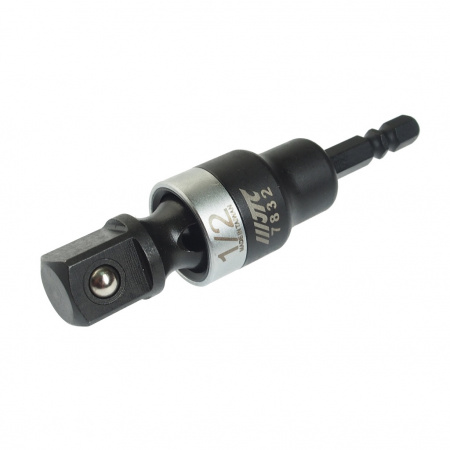 JTC Адаптер 1/4"х1/2" (6.35 мм) карданный под шуруповерт 