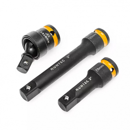 RUNTEC Набор ударных головок с аксессуарами 1/2", 8-32 мм, CrMo в ложементе EVA, 51 предмет