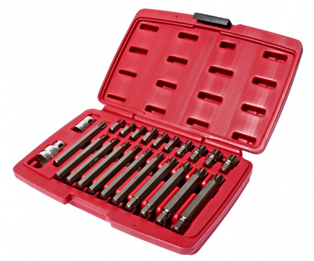 JTC Набор бит 1/2"&3/8" RIBE RM5-RM14 + 2 держателя (кейс) 23 предмета 