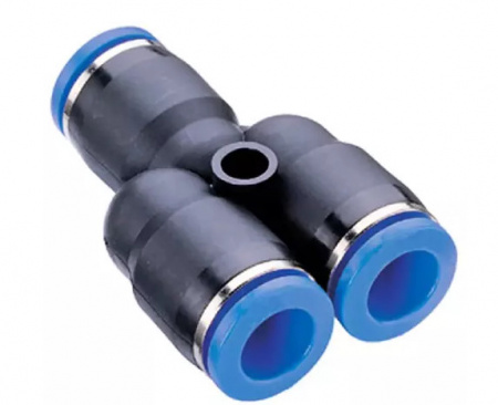 GARWIN PRO Фитинг цанговый Y-тройник 4 мм, с уплотнением, пластм. корпус
